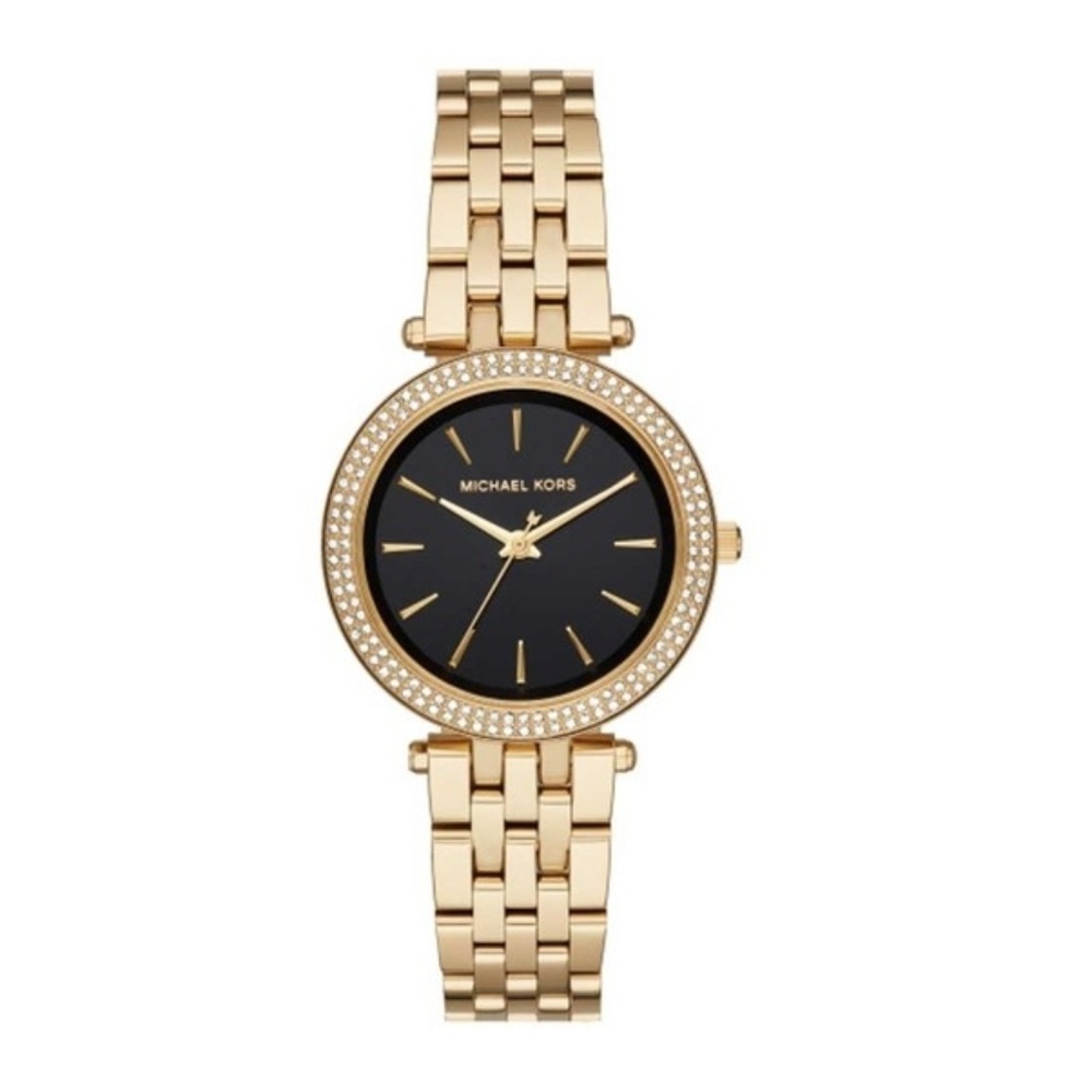 Lowest! Michael Kors Gold toned glitz watch